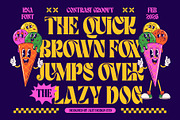 Contrast Groovy Typeface, a Serif Font by alit design (Thumbnail 2 of 20)