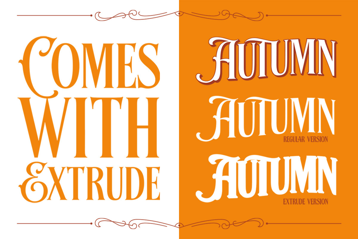 Richsten - Victorian Display Font, a Font by Letterhend Studio (Photo 7 of 10)