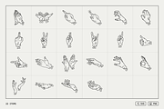 Illustrated Hands Vector Pack, a Person Illustration by TYPEHEIST (Thumbnail 4 of 8)