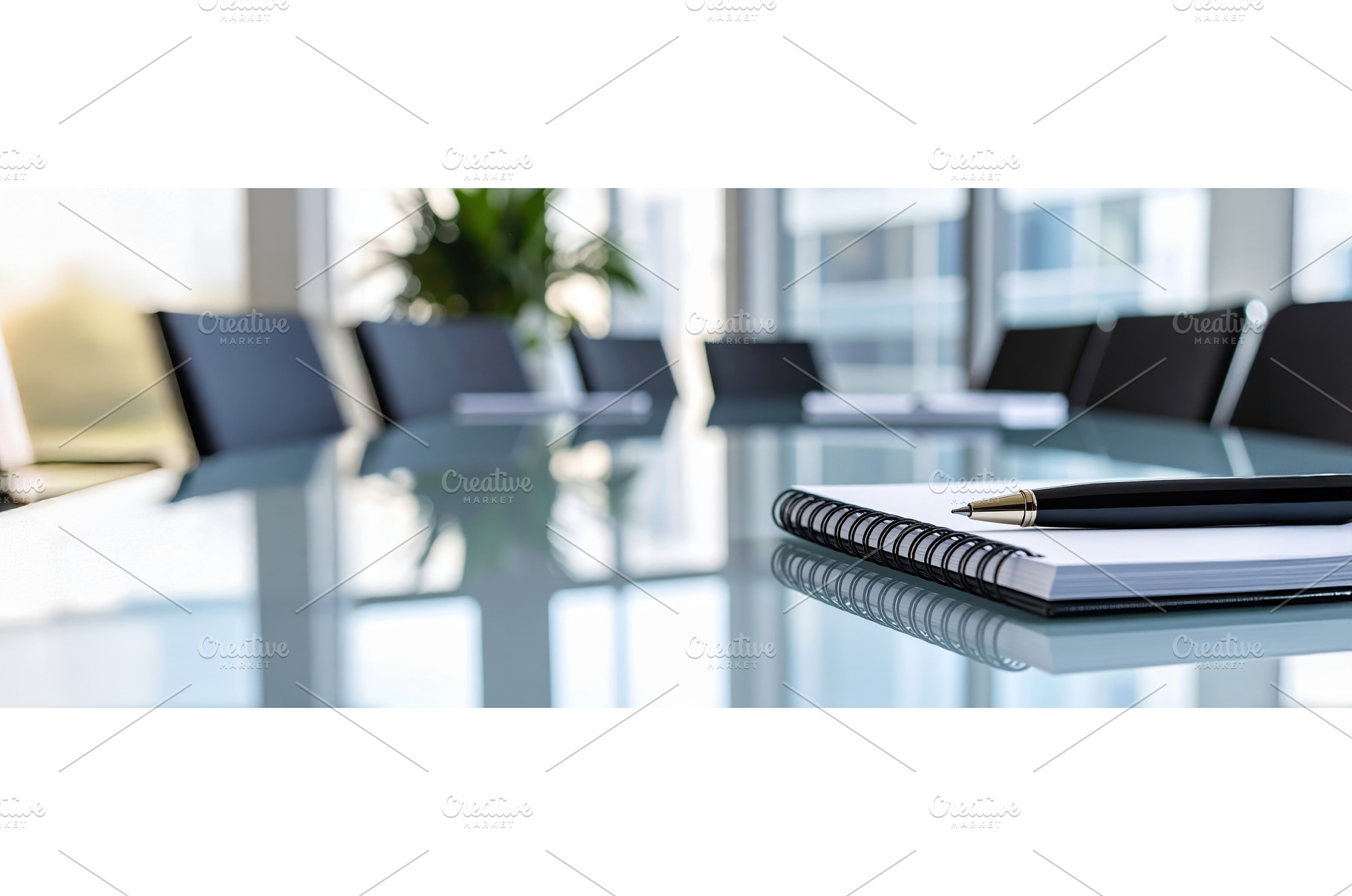 Empty corporate meeting room with, a Business Photo by Igor Tichonow
