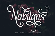 Nabilans, a Serif Font by Majelis Art (Thumbnail 1 of 10)
