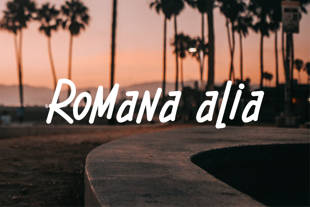 Abeezet Tuez Handwritten Font, a Handwritten Font by VectorCraft (Photo 2 of 5)