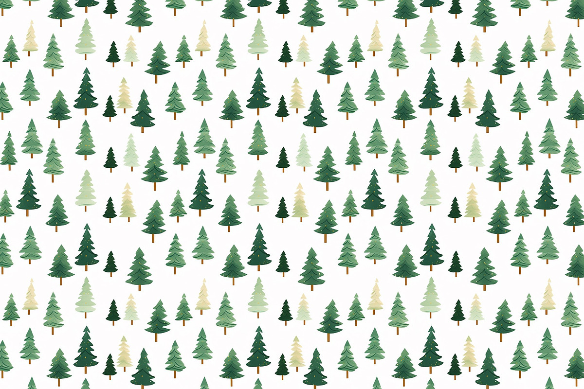 Christmas trees, a Pattern Graphic by AlexandraTret (Photo 2 of 3)