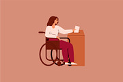 Different Women Vote, a Person Illustration by Mary Long (Thumbnail 4 of 6)