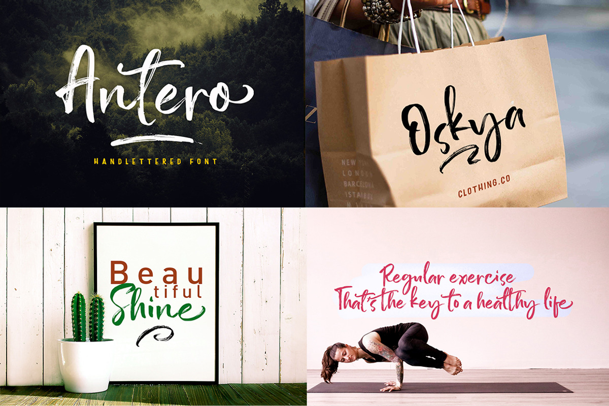 The brilliant fonts bundle, a Script Font by Franstudio (Photo 11 of 20)
