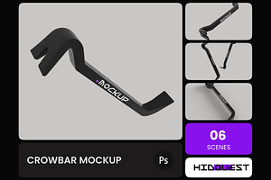 Crowbar Mockup, a Household Mockup by hiddemaru
