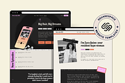 Squarespace Website template, a Squarespace Template by Ciel Lumiere (Thumbnail 1 of 8)
