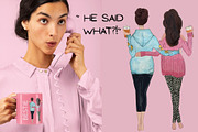 Watercolor People Illustrations, a Person Illustration by faeDesign (Thumbnail 2 of 5)