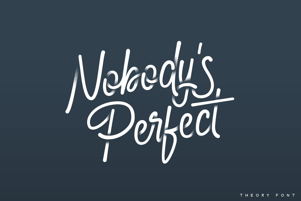 Theory Font preview 3