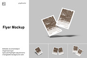 Flyer Mockup, a Books & Magazine Mockup by Graphiculon (Thumbnail 1 of 11)