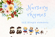 Nursery rhymes clipart, an Illustration by heyiamalice (Thumbnail 7 of 13)