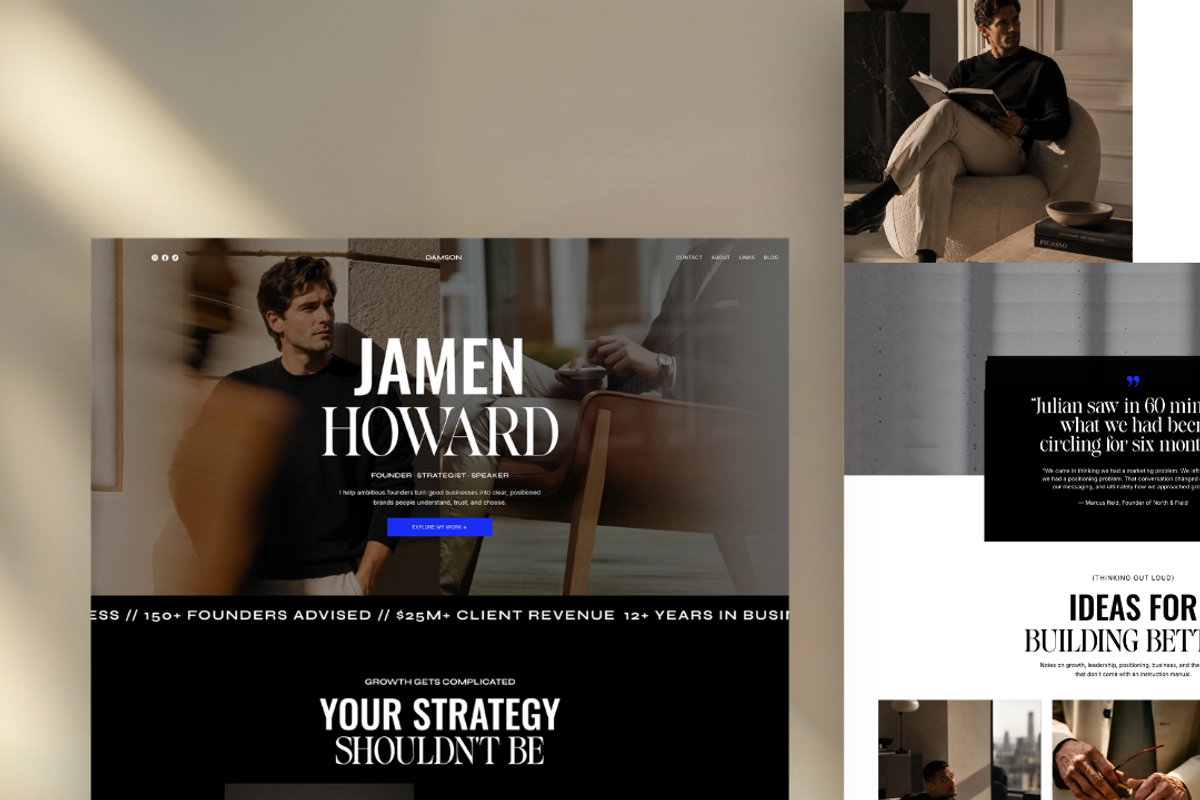 Wix Template for Personal Brands, a Wix Template by JOA CREATIVE LAB (Photo 8 of 12)