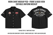 4K Work Shirt Mockup PSD Editable, a Shirt Mockup by std.badboy (Thumbnail 1 of 4)