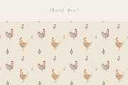 Watercolor Chickens Collection, an Animal Illustration by Jenteva Art (Thumbnail 18 of 18)