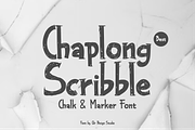 Chaplong Scribble - Marker Font, a Handwritten Font by QR Design Studio (Thumbnail 1 of 7)