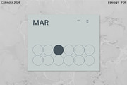 Minimalist Calendar 2024 (InDesign), an Object Graphic by Kessens (Thumbnail 8 of 28)