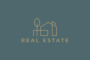 Real Estate Minimalist Logo, a Branding & Logo Template by Signatoro