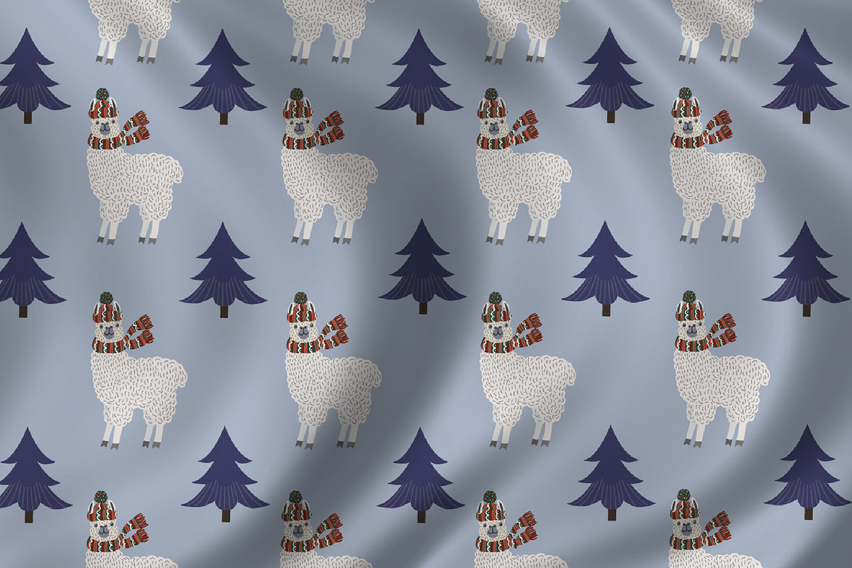 Christmas seamless patterns pack, a Pattern Graphic by KupalinaArt (Photo 6 of 10)