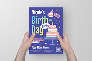Birthday Party Flyer, a Flyer Template by Annora Studio (Thumbnail 6 of 6)