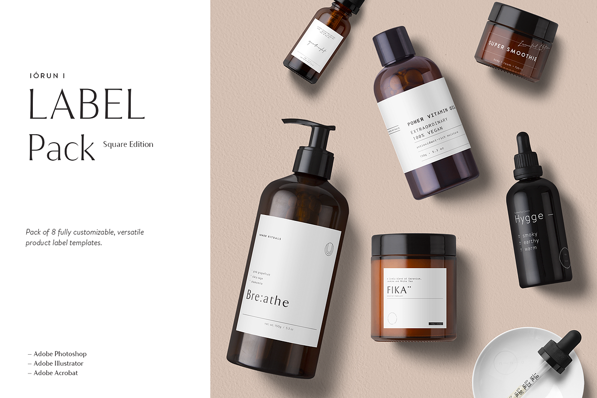 Pack of Product Labels • Iórun, a Stationery Template by Nonola (Photo 1 of 11)