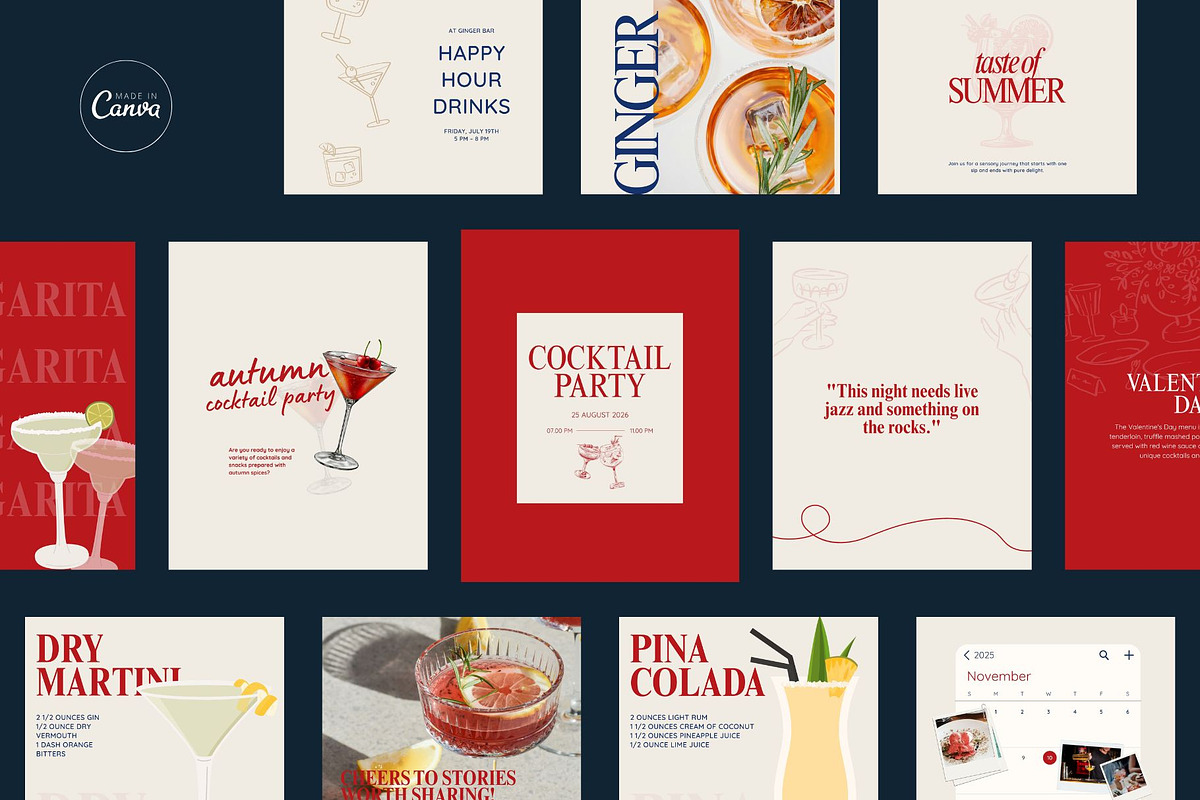 Ginger Bar Templates | Canva