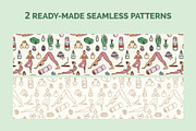 Yoga Meditation Practice Set Vector, an Object Graphic by 35lab (Thumbnail 4 of 6)