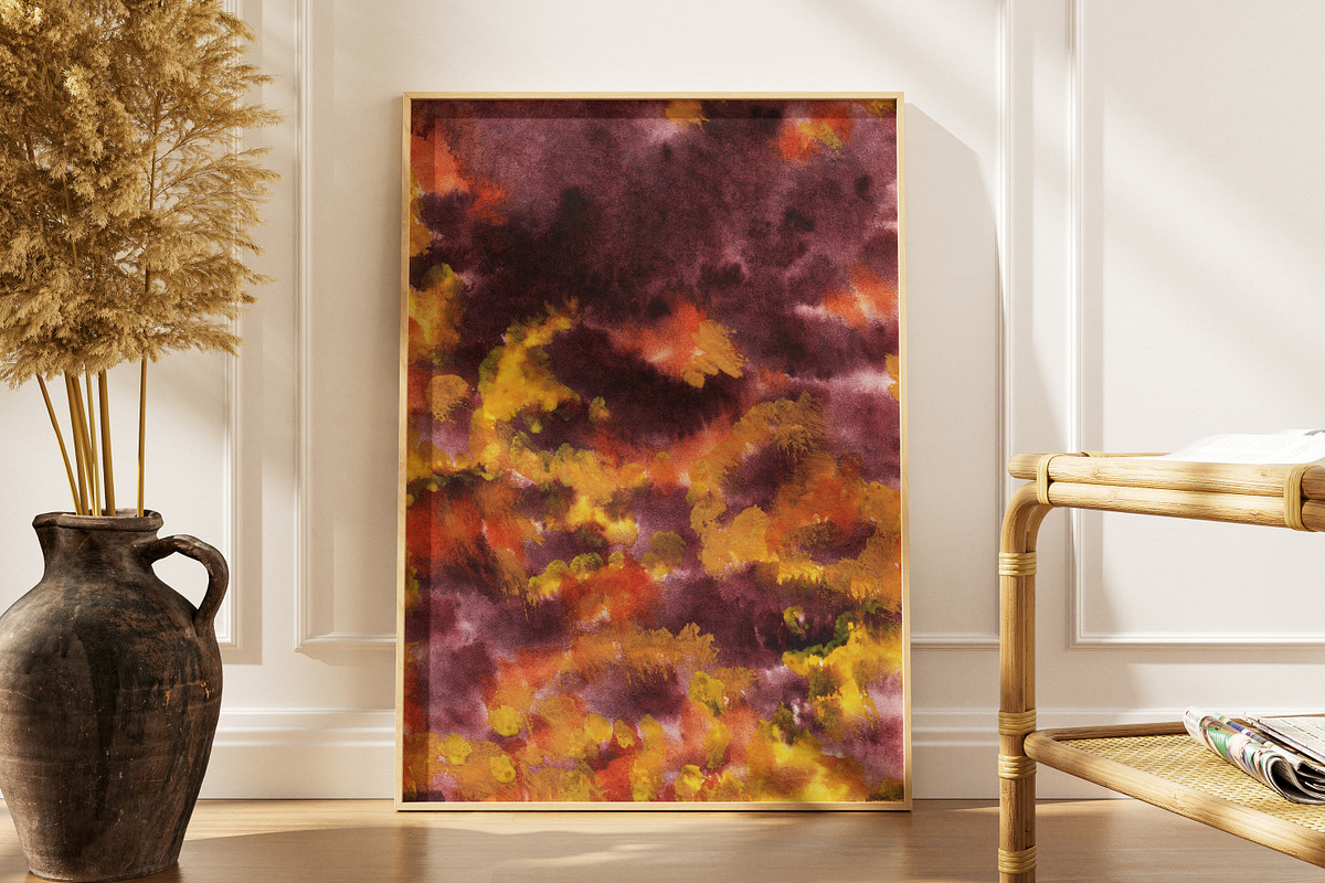 Hand-Painted Watercolor Backgrounds, a Background Graphic by CapriceMeDesigns (Photo 12 of 18)