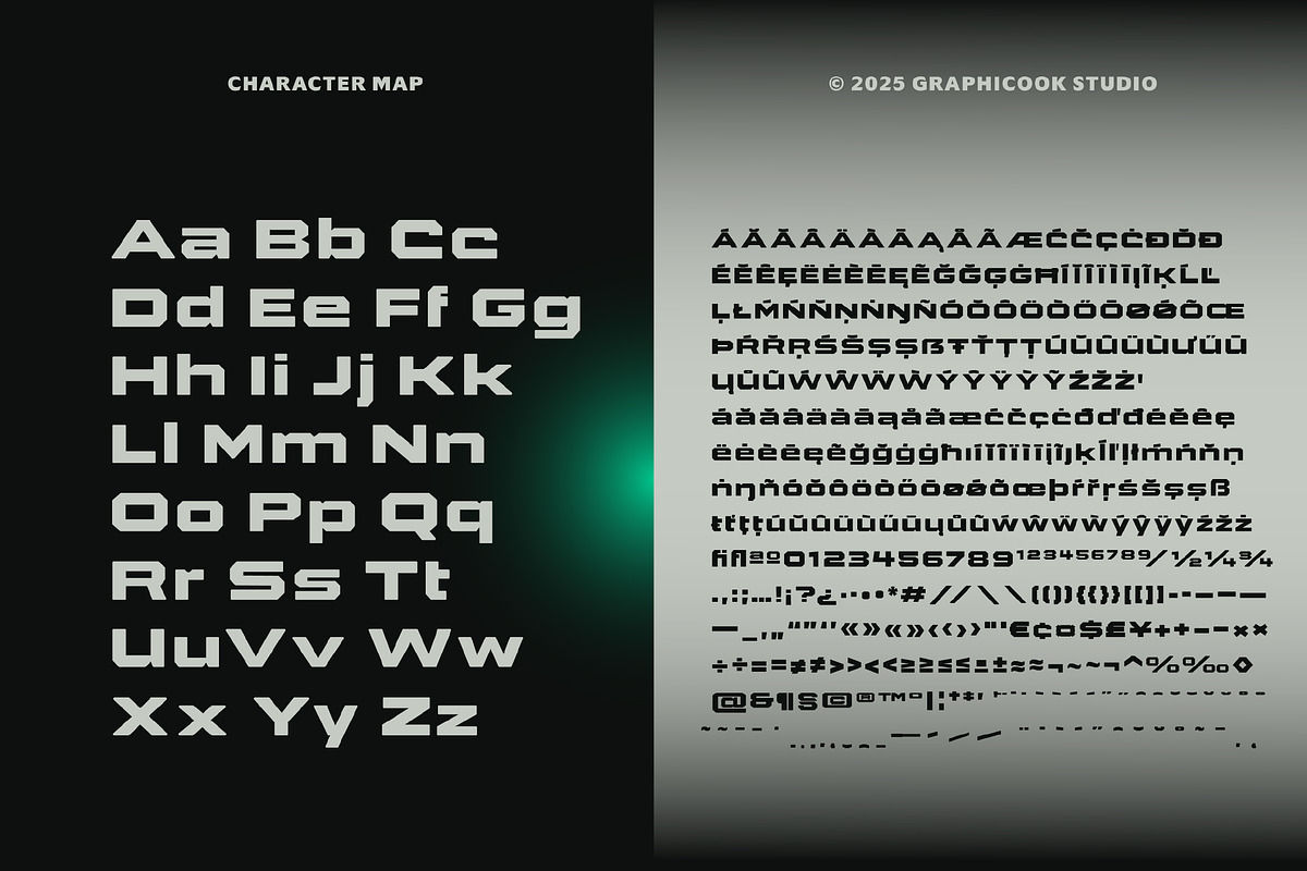 Mechawide, a Sans Serif Font by graphicook (Photo 3 of 10)