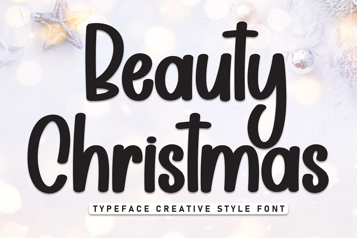 Beauty Christmas | Script Font, a Script Font by Scratchones (Photo 1 of 8)