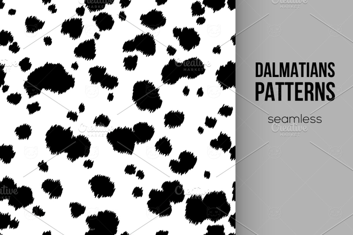 2 Dalmatian Patterns, a Pattern Graphic by kotoffei (Photo 1 of 3)