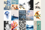 Coastal Wall Gallery Posters, a Graphic by SunnyAfternoons (Thumbnail 9 of 14)
