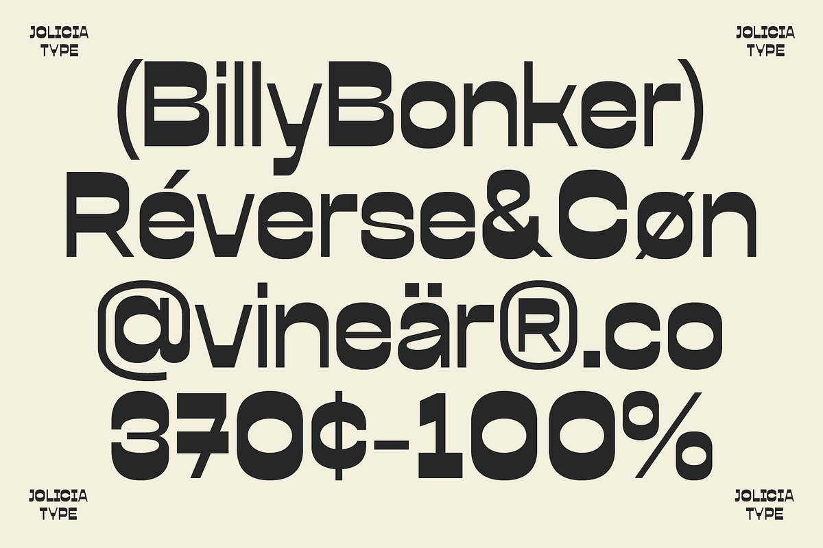 Billy Bonker | Vintage Sans, a Sans Serif Font by Jolicia Type (Photo 3 of 11)