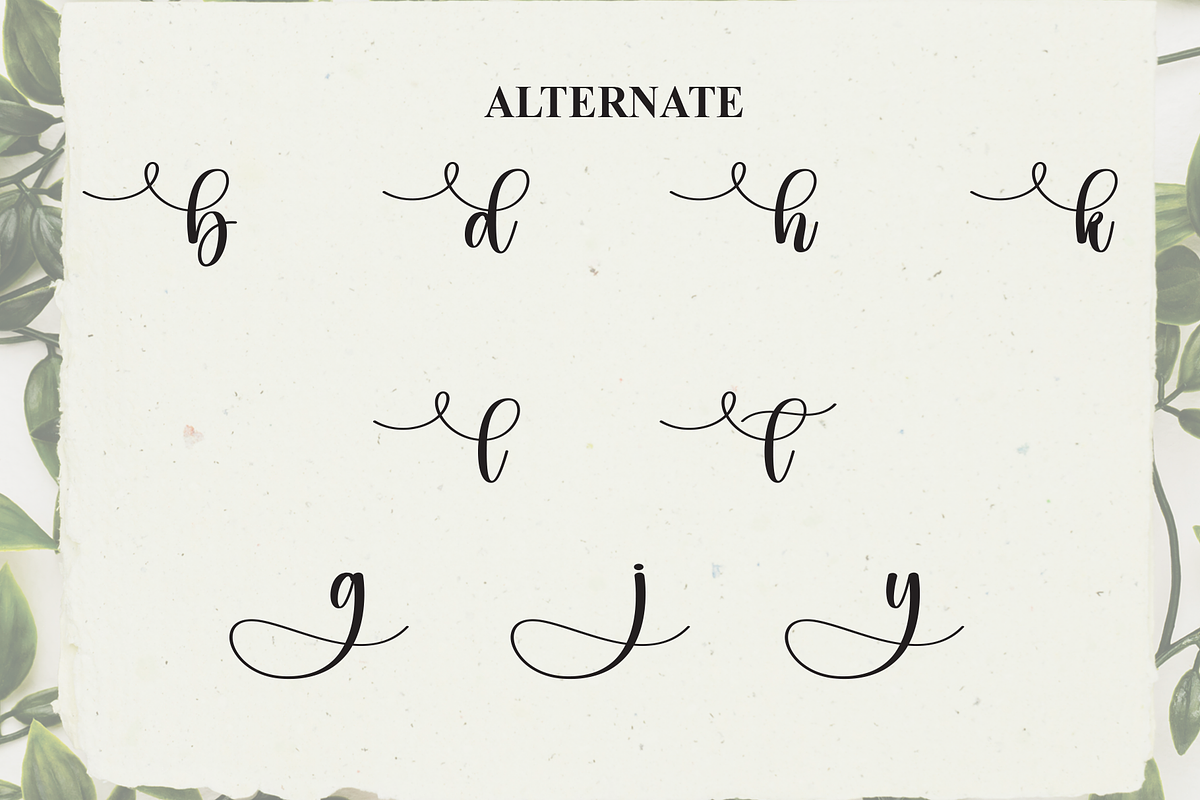 Calligraph | Script Font, a Handwritten Font by Scratchones (Photo 7 of 8)
