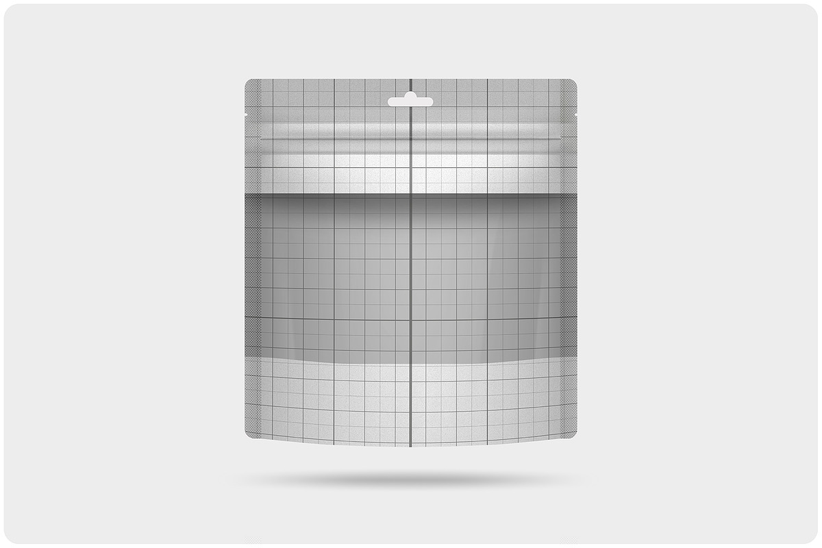 Stand-Up Pouch with Window Mockup, a Packaging Mockup by Reformer Mockup