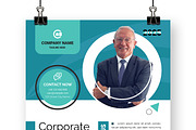 Corporate Business Flyer Layout, a Flyer Template by MightyDesign (Thumbnail 2 of 8)