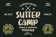 SUTTER CAMP, a Font by Garisman Std (Thumbnail 1 of 12)