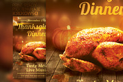 Thanksgiving Dinner Flyer, a Flyer Template by Krukowski Graphics (Thumbnail 2 of 3)
