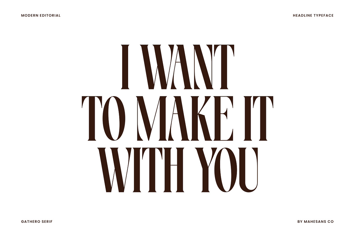 Gathero – Modern Editorial Serif, a Serif Font by Mahesans Co (Photo 9 of 12)