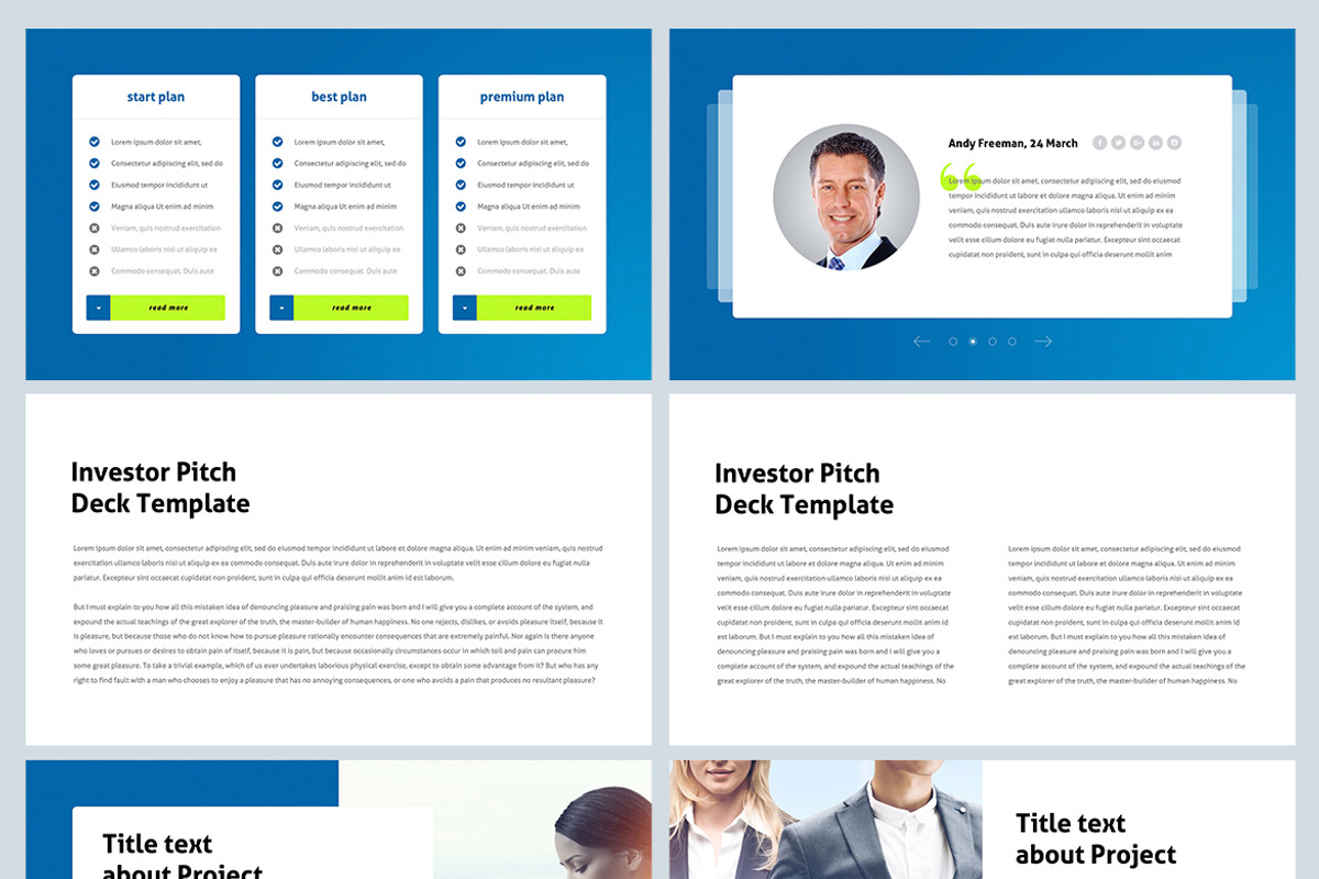 Investor Pitch Deck Template Keynote, a Presentation Template by HiSlide.io