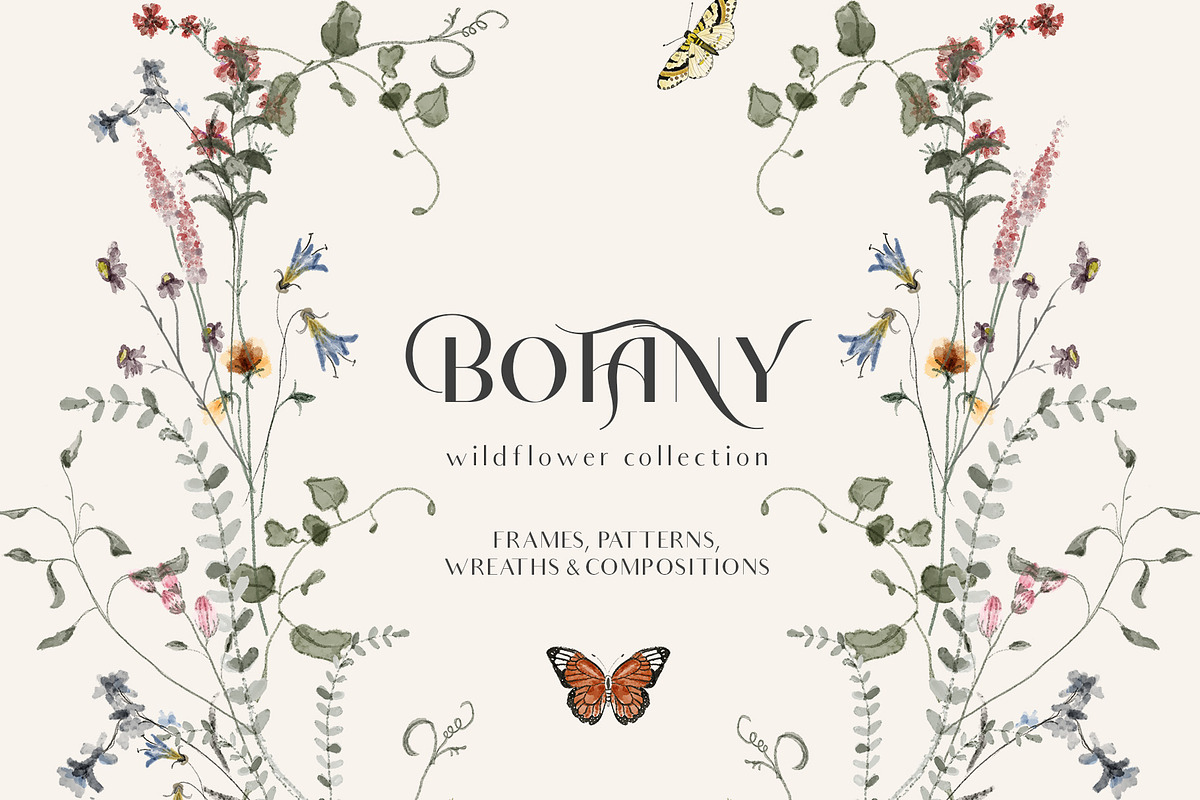 Wildflowers & Animals GRAPHIC BUNDLE, a Decorative Illustration by Grace Noboa Illustrations (Photo 7 of 8)