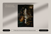 Dark Academia Aesthetic Flower BGs, an Illustration by September 5th (Thumbnail 17 of 19)