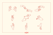 Vector Hand Illustrations Set 2, an Illustration by Inkwell Supply Co (Thumbnail 5 of 27)