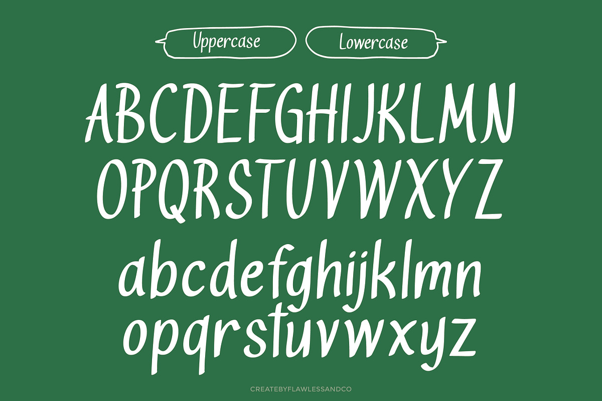 Valtheron - Handwritten Font, a Font by Flawless And Co (Photo 10 of 11)