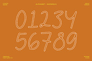 CS Mileya Dashed, a Script Font by Craft Supply Co. (Thumbnail 6 of 8)
