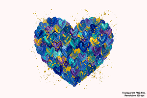 Down Syndrome Heart png, an Object Graphic by Clipart Bloom
