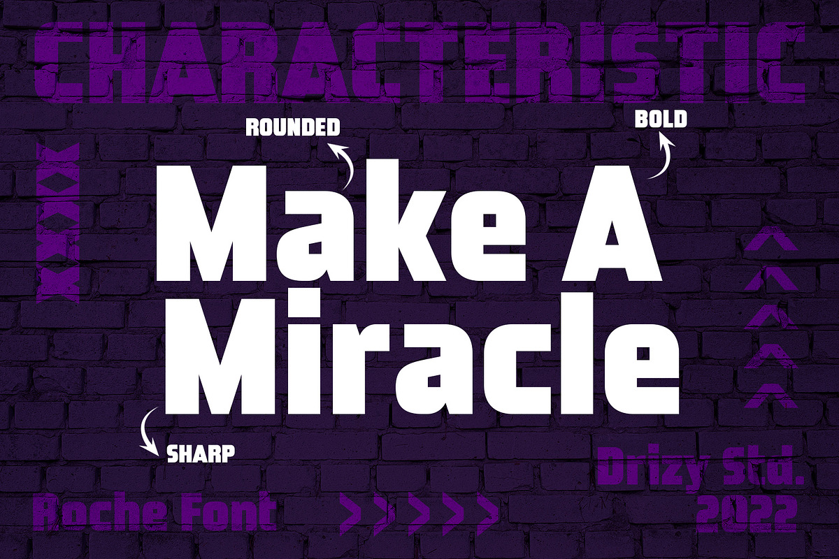Roche, a Font by Drizy (Photo 7 of 10)