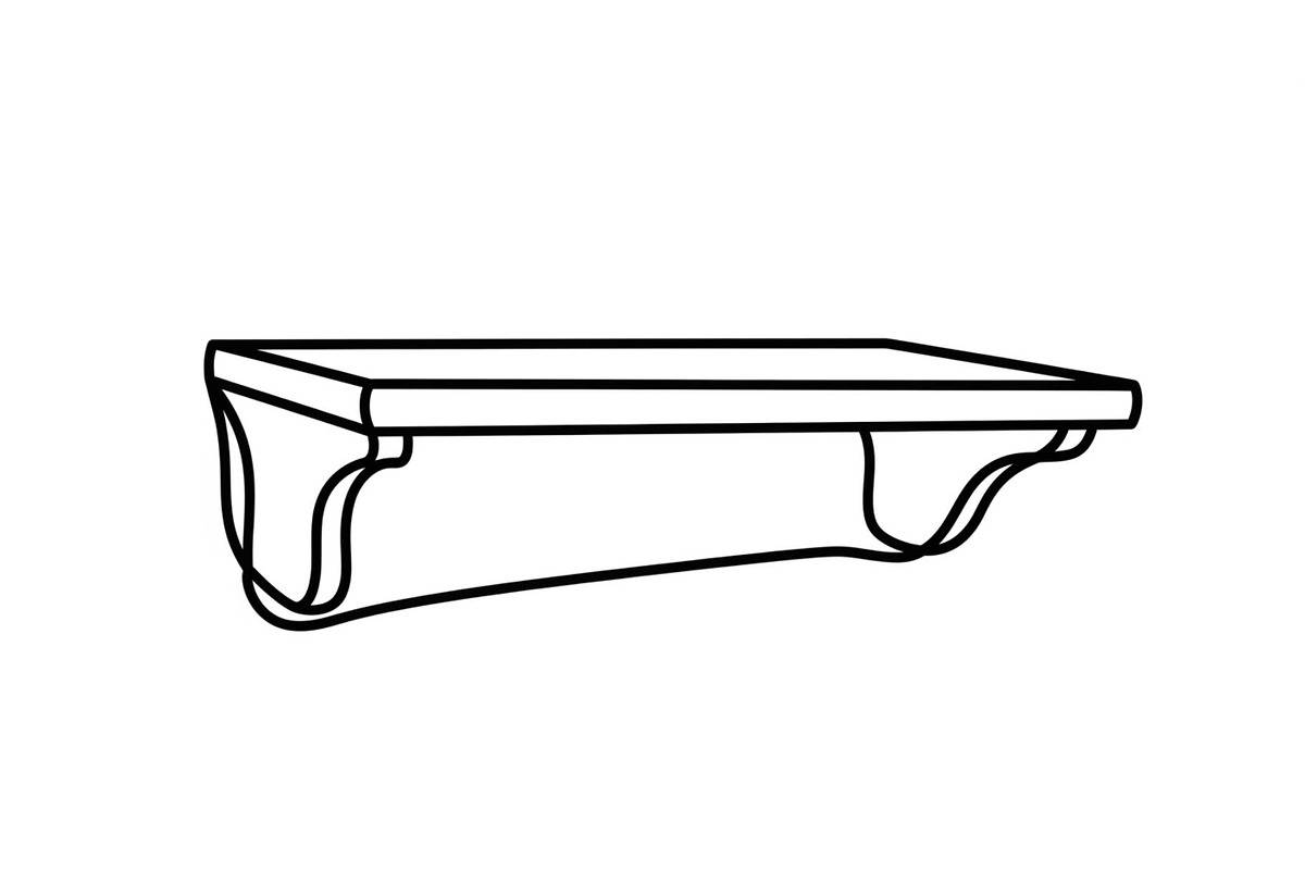 Wall Shelf Bracket Vector Bundle, an Illustration by Gaye Art (Photo 47 of 51)
