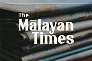 Malaya - A Classic Serif Font, a Serif Font by Wilsonkjc (Thumbnail 5 of 13)