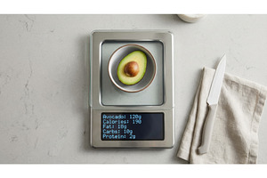 Close up of digital food scale, a Food & Drink Photo by Igor Tichonow