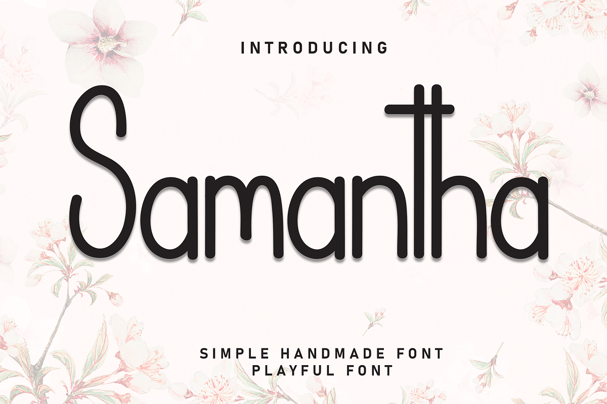 Samantha | Script Font, a Script Font by Scratchones (Photo 1 of 7)